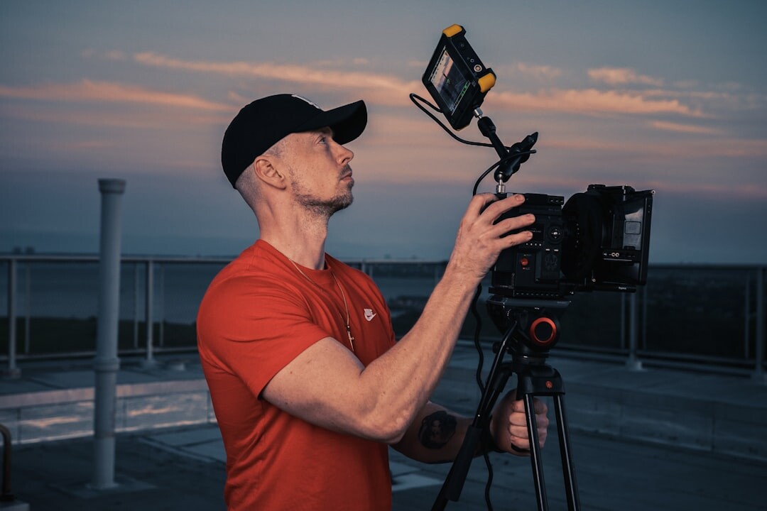 director on film set