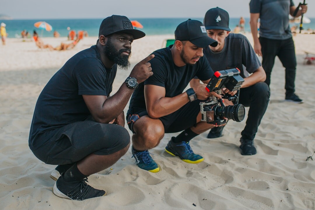 filmmaker directing scene