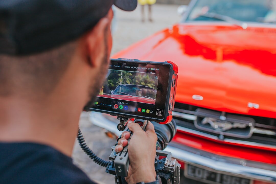 filmmaker directing scene