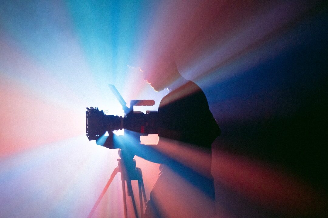 cinematographer with camera